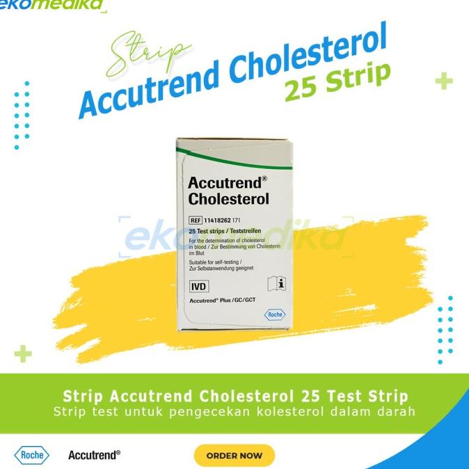 Promo Strip Accutrend Cholesterol 25T
