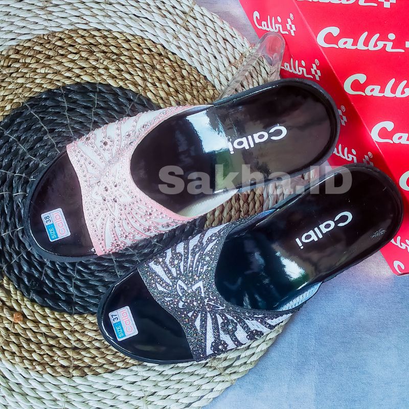 Terbaru Sandal Wedges Calbi / Sandal Pesta