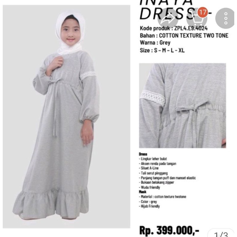 Sale Zoya Axella Tunik Atasan Muslim Wanita Tunik Zoya Dress Anak Zoya Gamis Anak Zoya 3 Tahun Origi