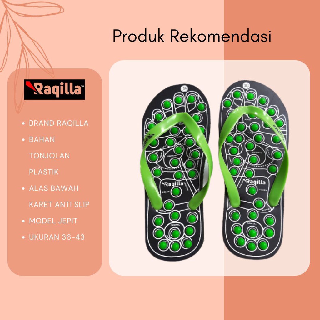 Sandal kesehatan Rematik sendal Refleksi Akupuntur grosir selipar refleksi termurah dan terlaris