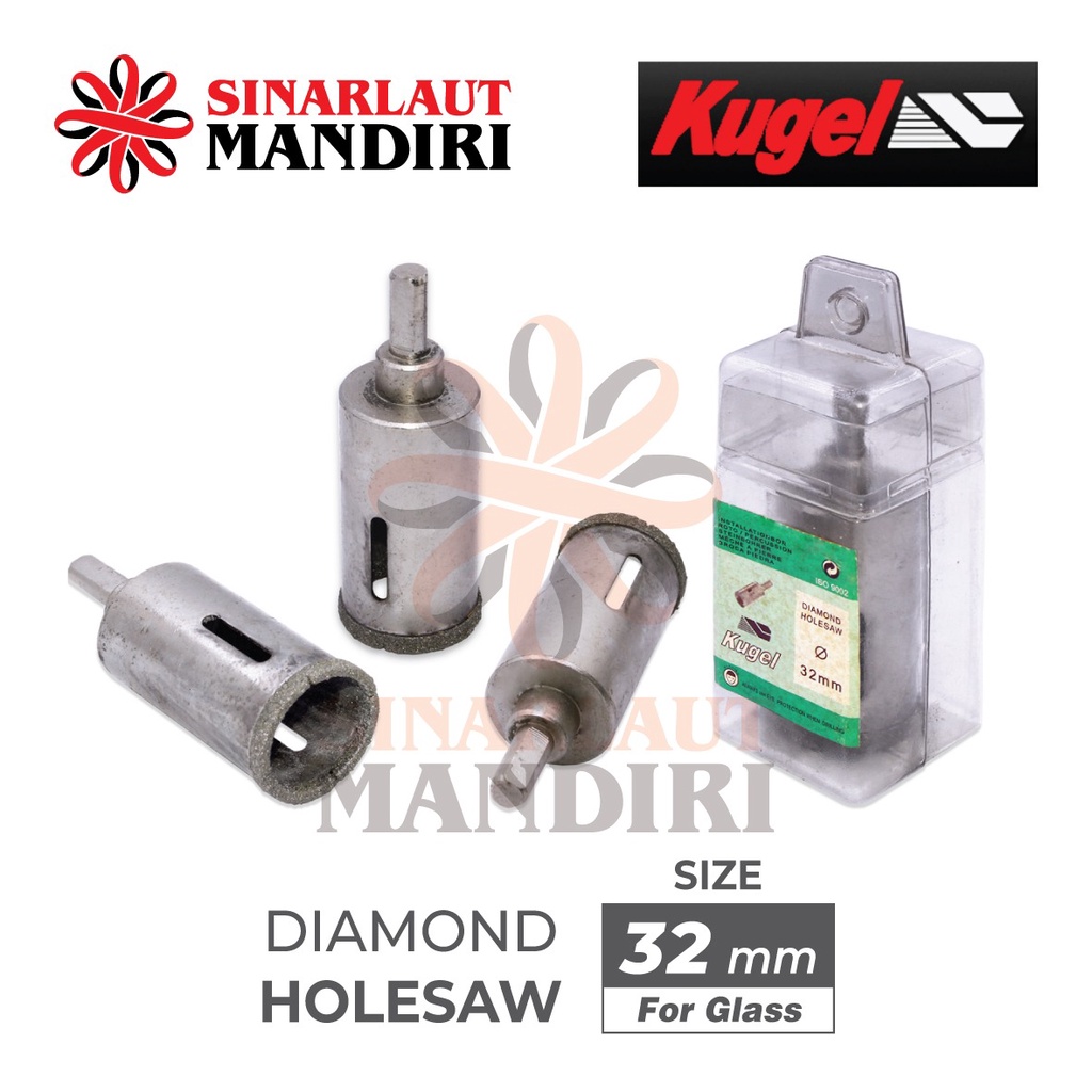 Diamond Holesaw Kugel 32mm For glass / Mata Bor Keramik Kaca 32mm