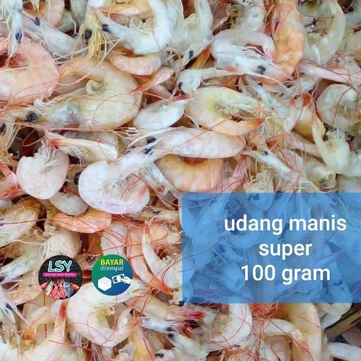 

[Miliki Segera] udang manis super 100gram WH8