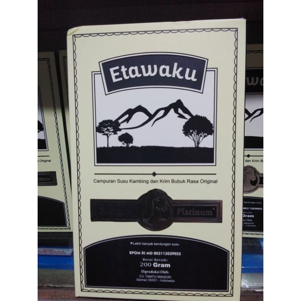 

ETAWAKU PLATINUM 200 GR| SUSU KAMBING BUBUK ETAWA