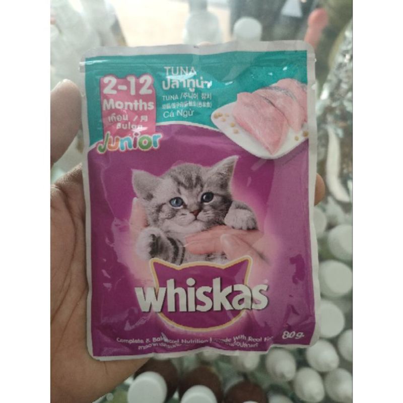 Whiskas Junior Makanan Kucing Basah