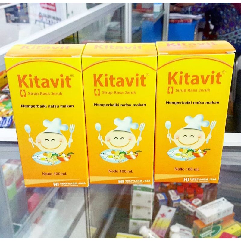 KITAVIT 100 ml Sirup Nafsu Makan anak peninggi badan