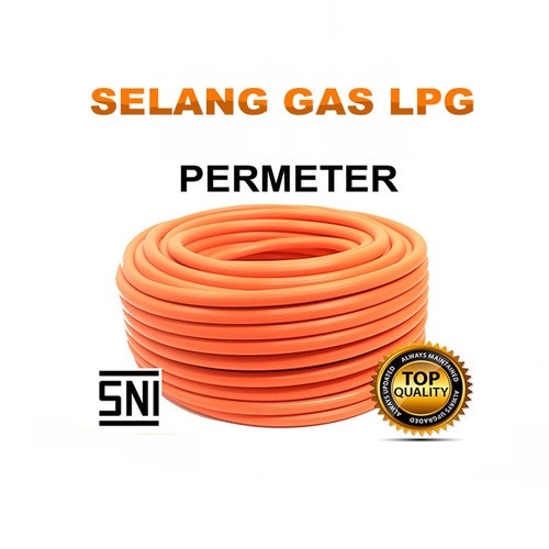 Selang Gas LPG Orange Meteran