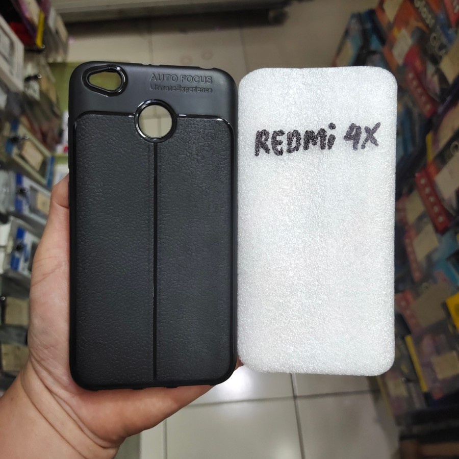 xiaomi redmi 4x / redmi4x / mi4x / mi 4x Silikon capdase karet hitam MANTUL MURAH MERIAH