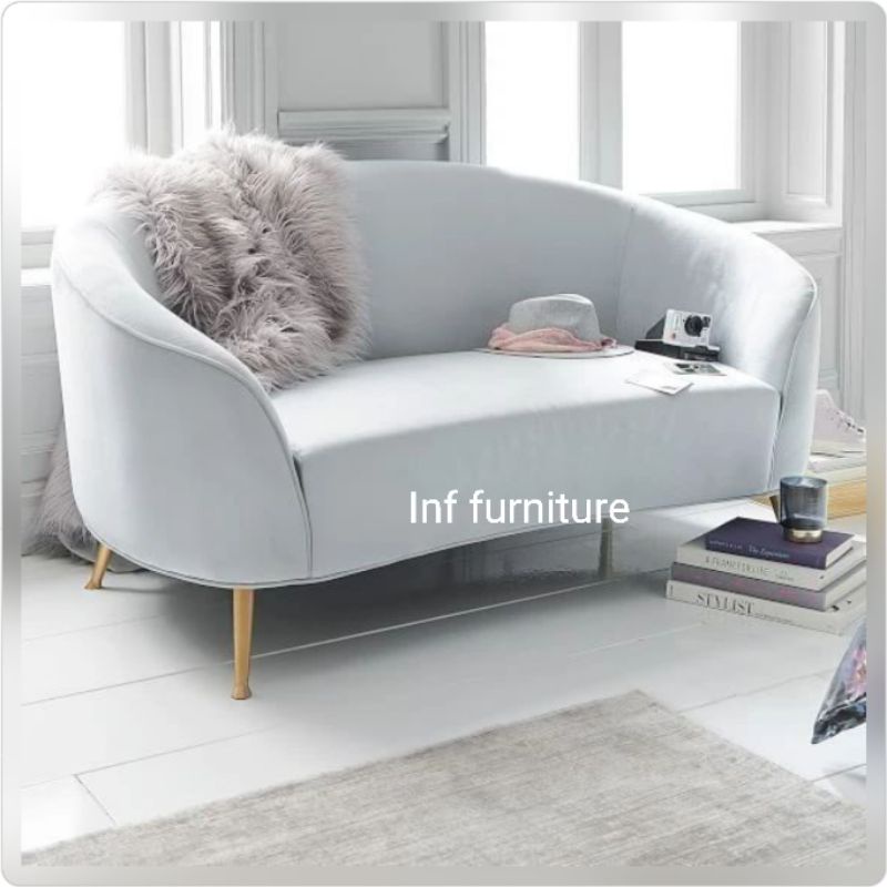 sofa cantik  sofa minimalis sofa unik 2 duduk I sofa butik salon dll