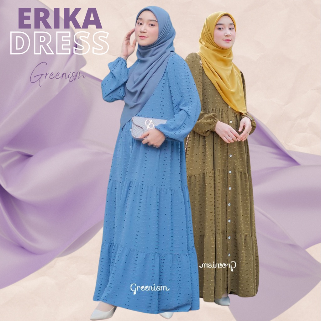 Erika Dress Greenism Gamis