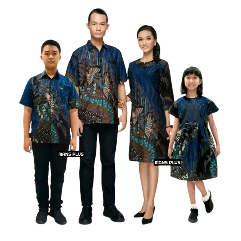 Couple Batik Dress Jumbo 4L-5L Seragam Keluarga Sarimbit Pasangan MOR