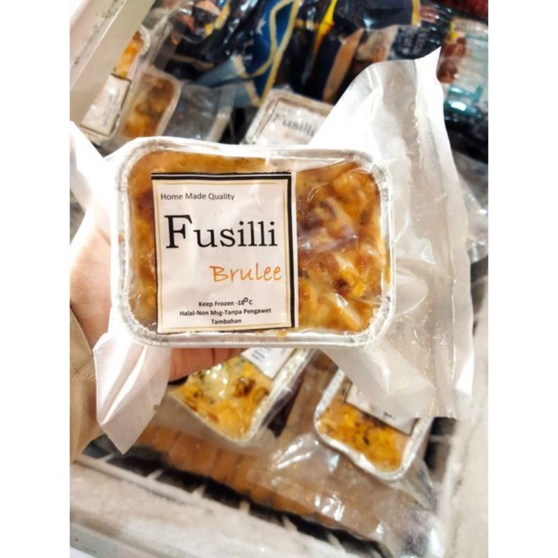 

Fusilli Brulee