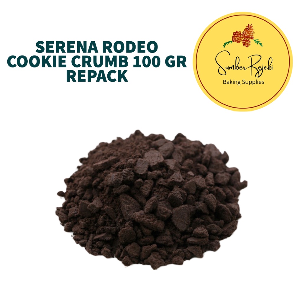 

Serena Rodeo Cookie Crumb Remah Biskuit Coklat Crumble Untuk Topping Donat dan Minuman 100 Gr / 100gr