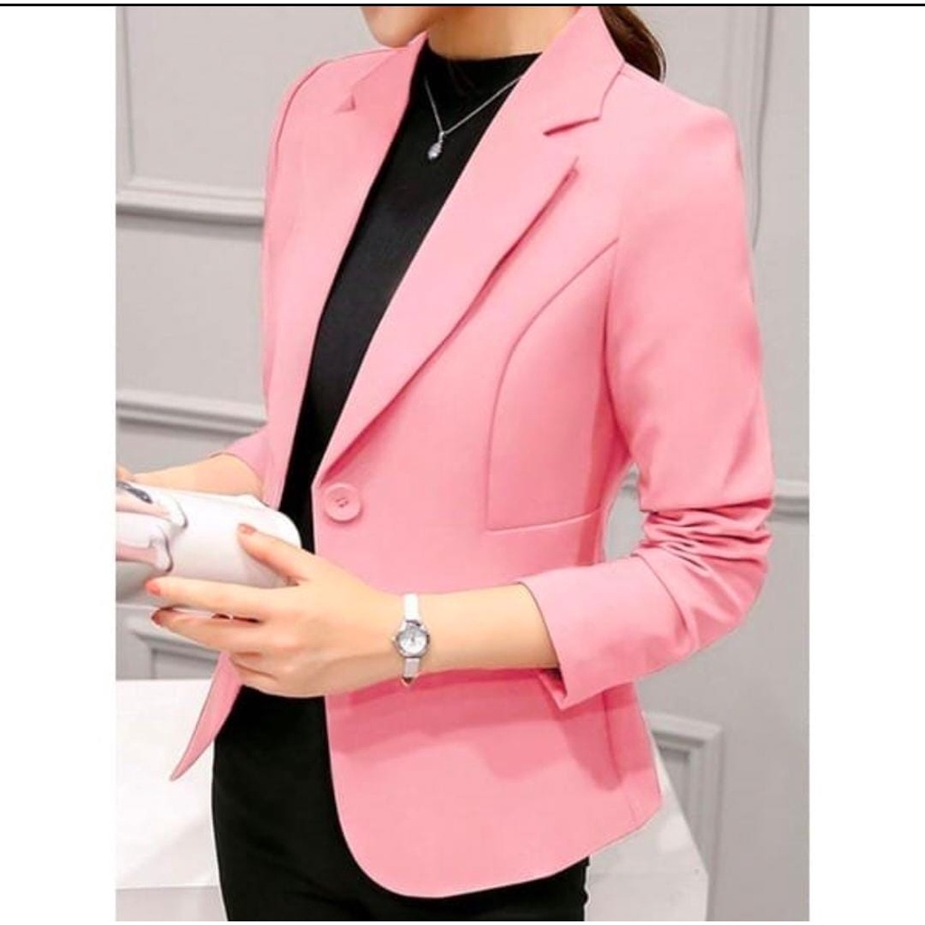 Blazer Jas Wanita Pink
