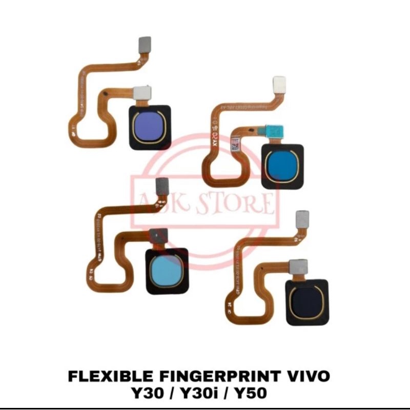 FLEXIBEL FINGER PRINT SIDIK JARI VIVO Y30 Y30I Y50 TOMBOL HOME