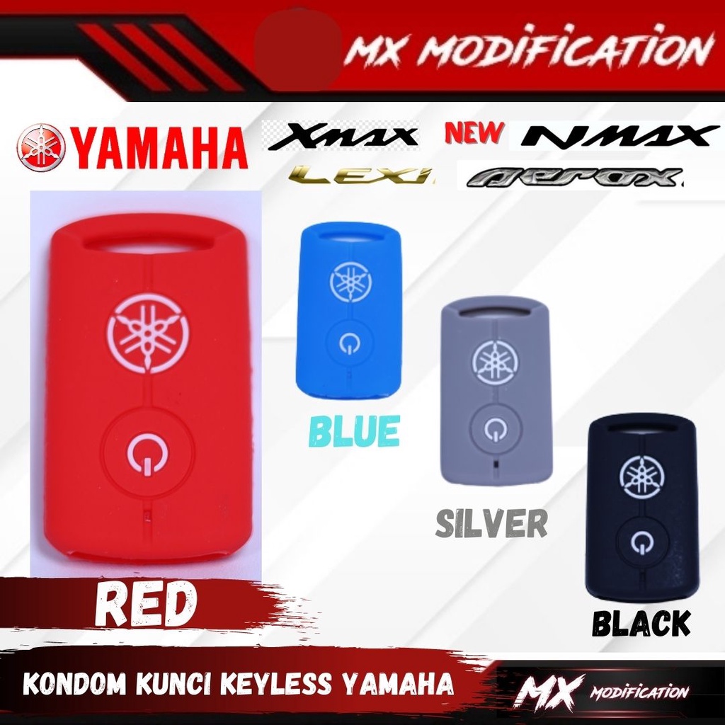 Kondom Kunci Karet Remote Keyless Motor Yamaha Pelindung Kunci Keyless