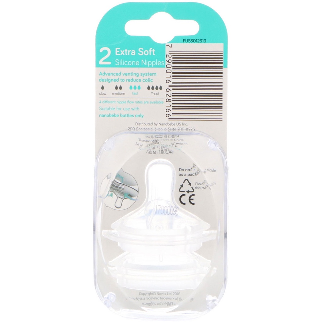 NanoBebe Replacement Nipple Dot Teat