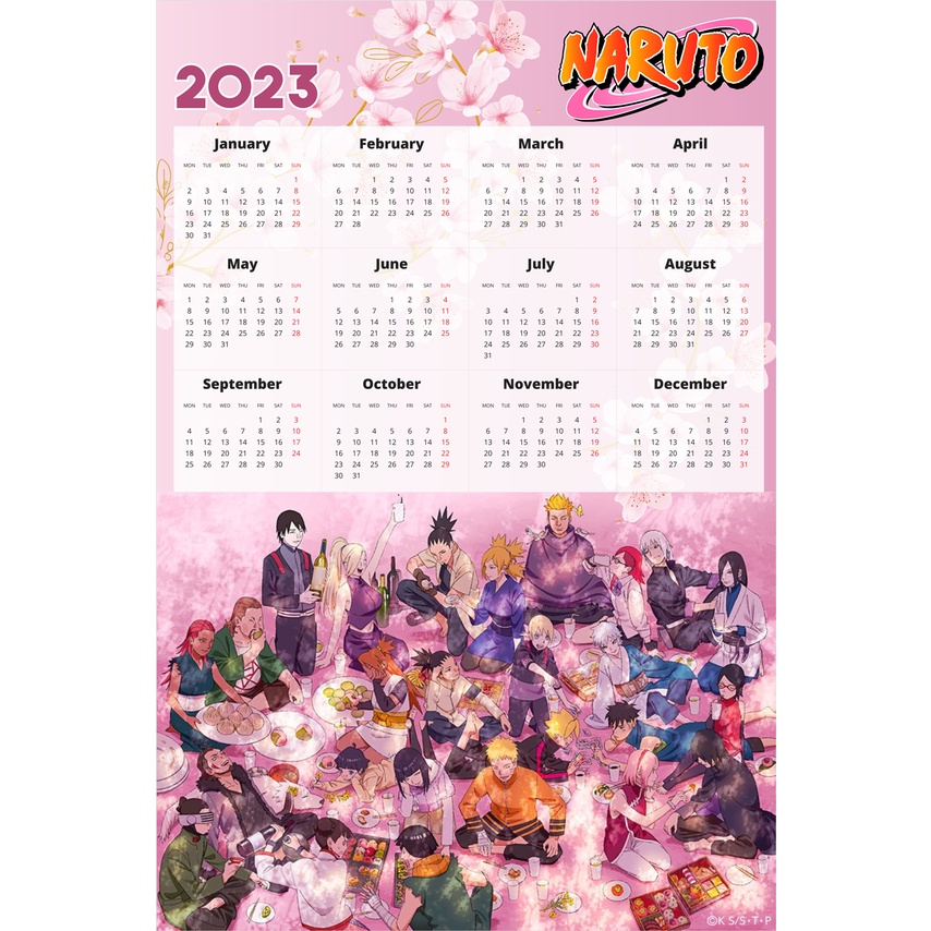 

KALENDER DINDING ANIME 2023 NARUTO