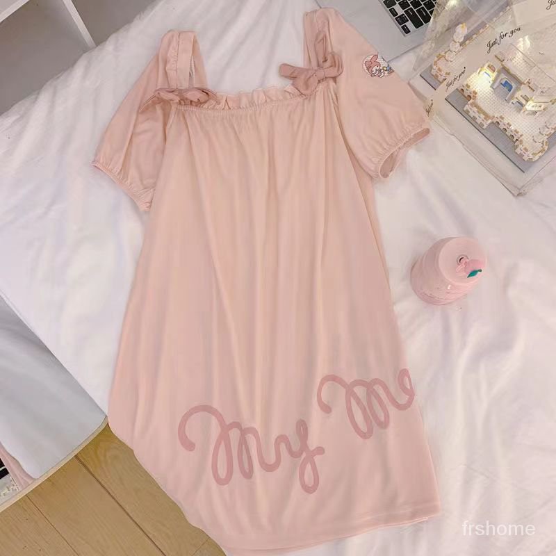 Piyama manis musim panas wanita 2022 piyama angin ins baru piyama musim panas wanita dapat dipakai d