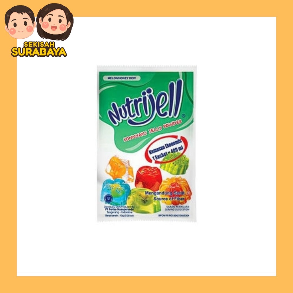 

Nutrijel Melon/Honeydew Kemasan Eko 10gr