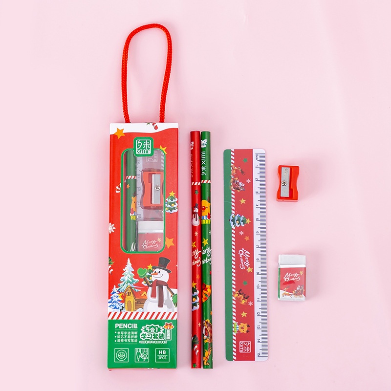 STATIONERY PAKET ALAT TULIS 5 IN 1 / ALAT TULIS SET 5 IN 1 / PERLENGKAPAN MENULIS - JT0008