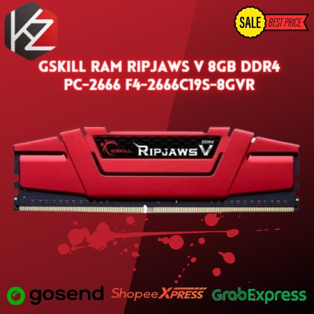 Gskill Ram Ripjaws V 8GB DDR4 PC-2666 F4-2666C19S-8GVR