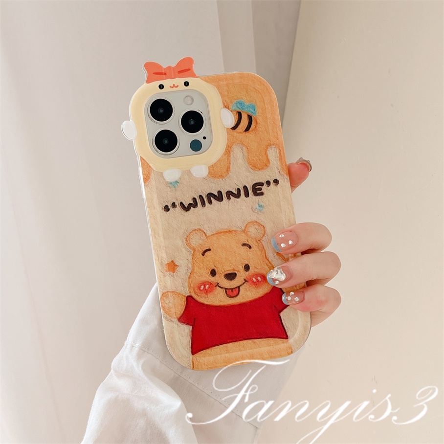 Vivo Y36 Y02 Y16 Y35 Y02s Y22 Y22S Y15A V25 V23 V20Pro V23e Y15S T1 Y21 Y21s Y33s Y33T Y20 Y20S Y20i Y1s Y91C Y91i Y12s Y17 Y12i Y15 Y12 Y11 Y50 Y30i Y19 S1 Bear Lens Phone Case Cover