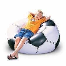 Sgmshop sofa angin soccer ball intime sepak bola tiup inflate jumbo besar