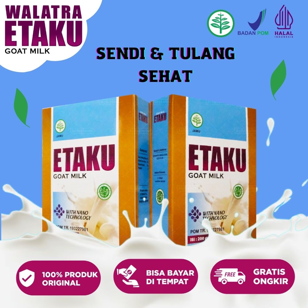 

Obat Kalsium Tulang Sendi - Memperkuat Tulang Dan Sendi - Susu Kalsium Tulang Keropos - Nyeri Sendi - Osteoporosis - Patah Tulang - Mencegah Stroke - Susu Walatra Etaku