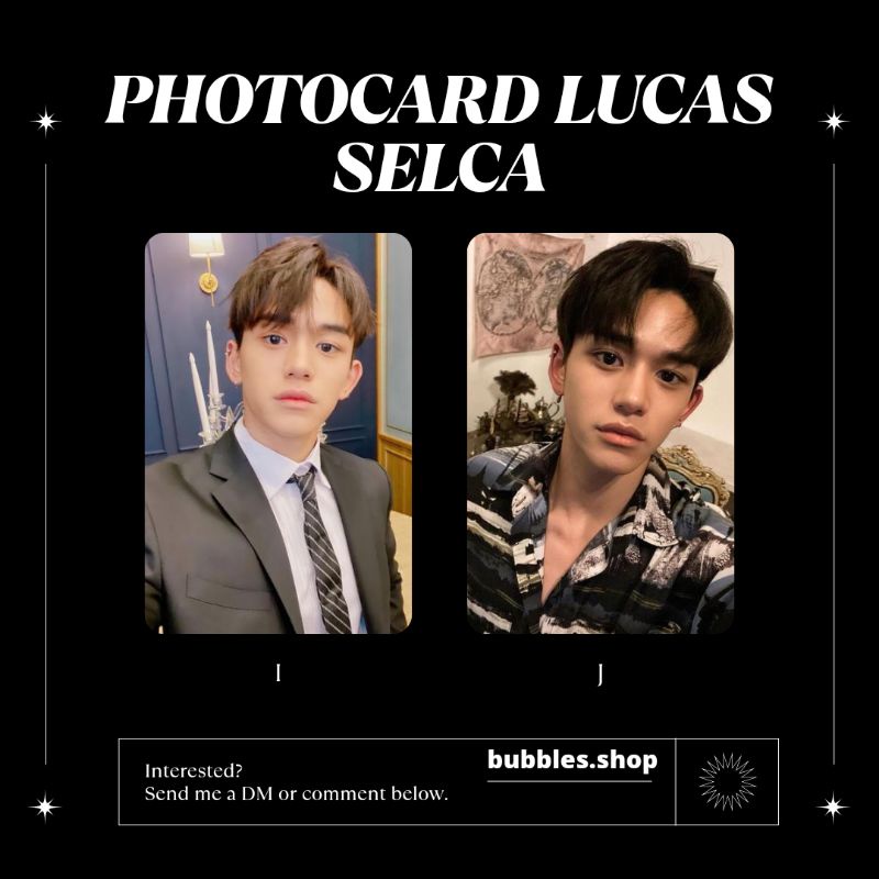 PHOTOCARD UNOFFICIAL LUCAS WAYV SELCA