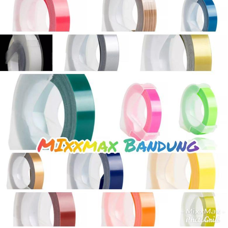 

REFILL TAPE LABEL MAKER EMBOSS MERK CIDY 3mx9mm - SPECIAL COLOR (grosir) 49