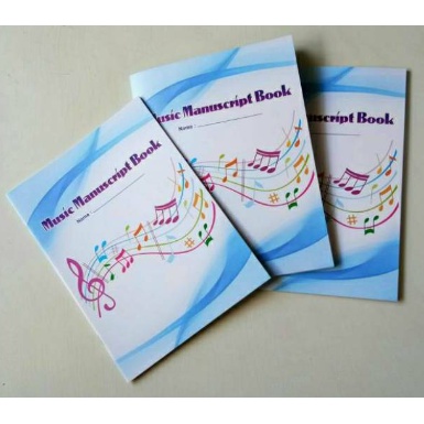 

✔️READY>>> Buku tulis musik garis lima / buku garis paranada / manuscript book music book
