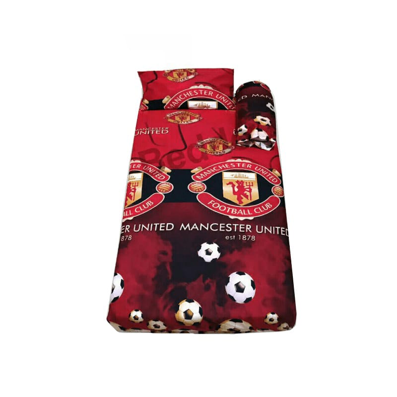 sprei motif karakter club bola ukuran 90x200 120x200 160x200 180x200 | sprei motif bola | sprei no 4