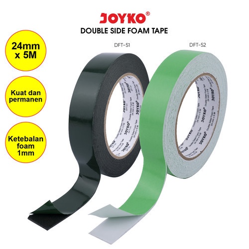 

Joyko Double Sided 1inch Foam Tape DFT 51 Doubletape