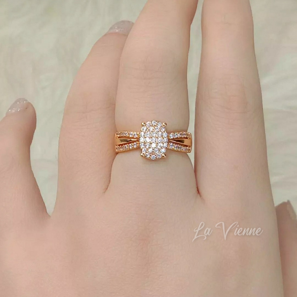 La Vienne - Cincin Titanium Wanita - Abella - Perhiasan Perempuan Elegan dan Mewah