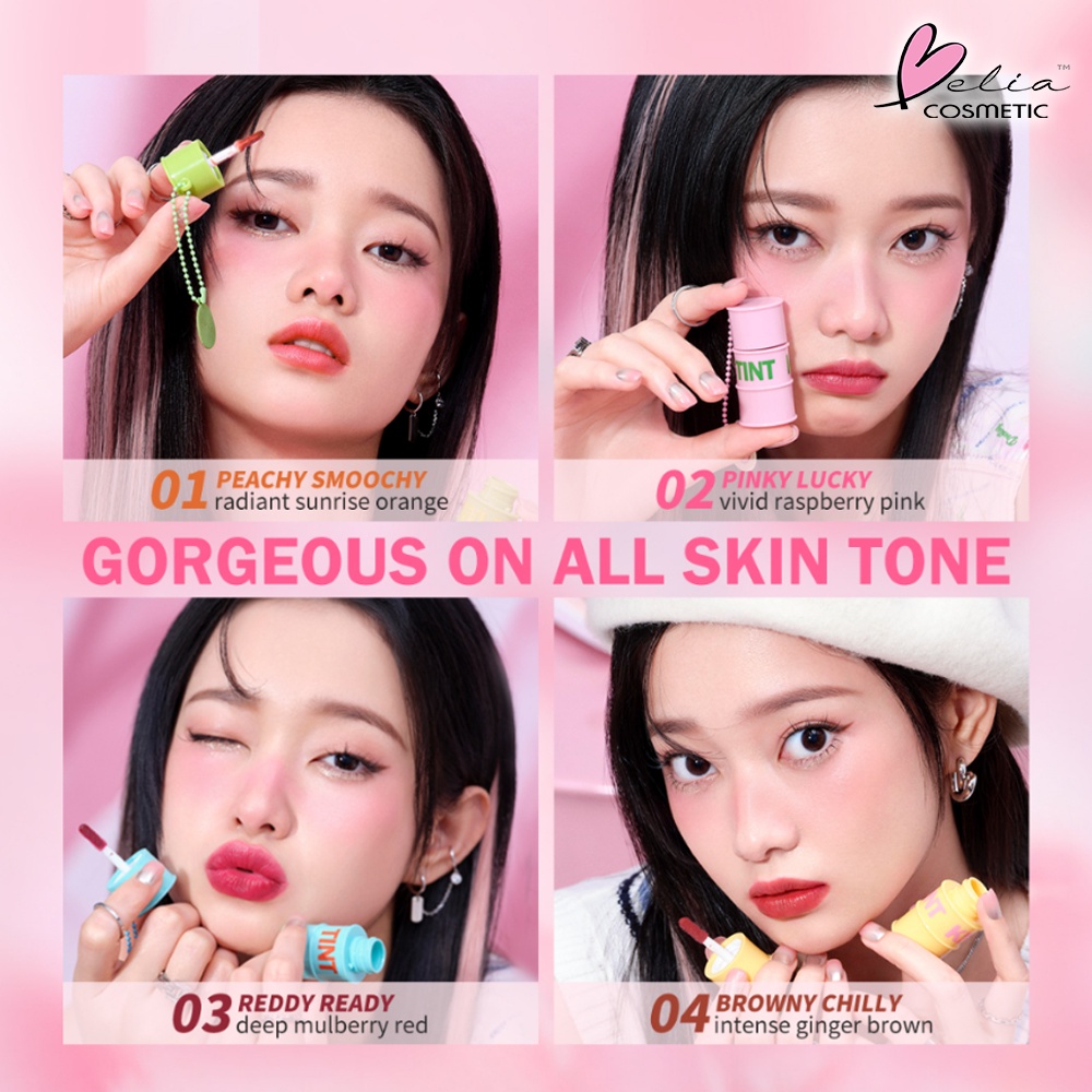 ❤ BELIA ❤ BNB barenbliss Korean Kiwi Tin Tint Lip &amp; Cheek | Blendable Intens 2 in 1 Tint | BPOM