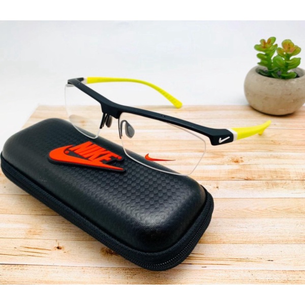 Dijual FRAME KACAMATA PRIA NIKE 7071 SUPER BLACK YELLOW TERBARU Diskon