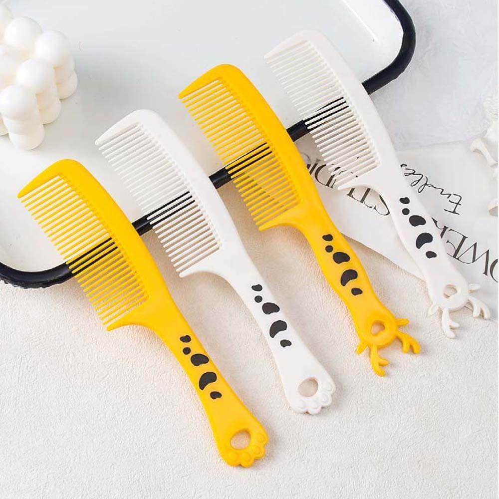 Agustina Sisir Kartun Wanita Rusa Aksesoris Rambut Cakar Kucing Gigi Halus Gagang Sikat Rambut