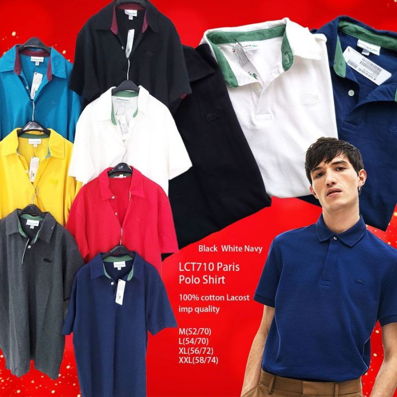 KAOS POLO LCT 710 PARIS POLO SHIRT