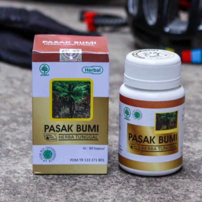 Pasak Bumi Kalimantan Asli 60 Kapsul HIU Herbalindo Utama