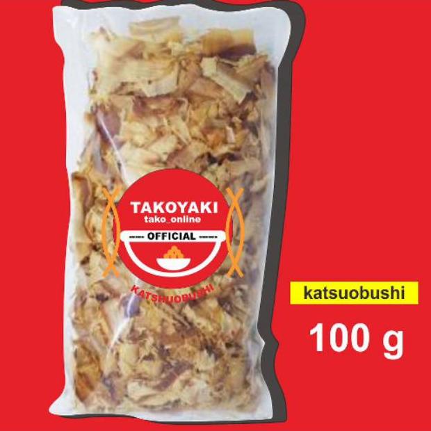 

[F9VQK6638] TERMURAH KATSUOBUSHI 100 Gram GRADE A / IKAN CAKALANG ASAP KERING UNTUK TAKOYAKI