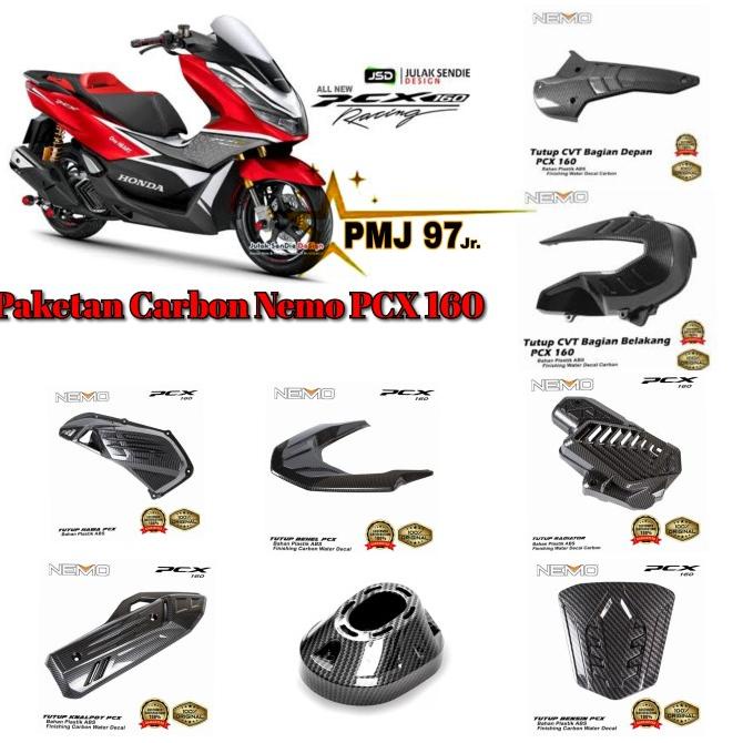 Paketan/Paket Cover Carbon Pcx 160 Nemo Original