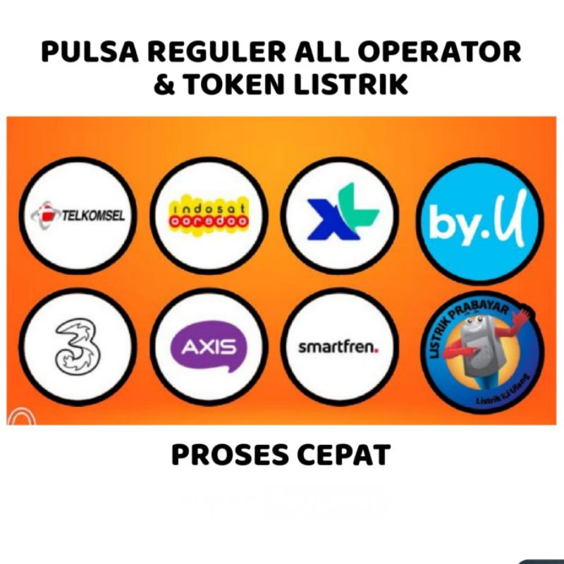 (chat admin untuk spaylater) PULSA REGULER SUPPORT UNTUK SEMUA KARTU PERDANA ALL OPERATOR