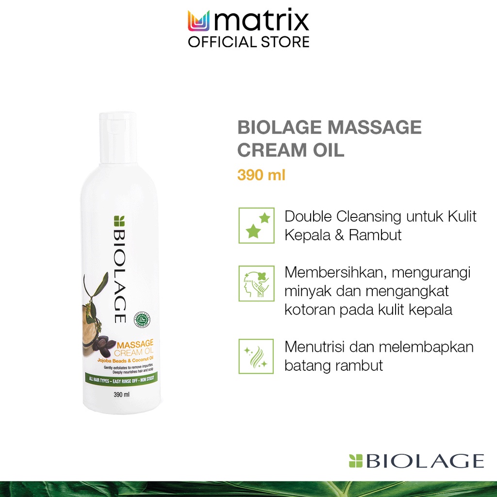 MATRIX BIOLAGE MASSAGE CREAM OIL 390 ml