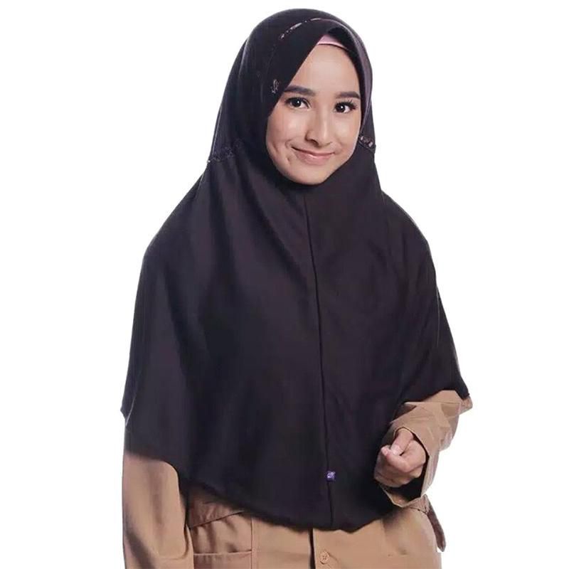 kerudung Rabbani Hemy Coklat S