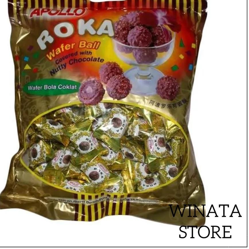 

COD | [KF7] | Apollo Roka Chocolate Refill Wafer Ball / Roka Coklat ISi 50 dan 70