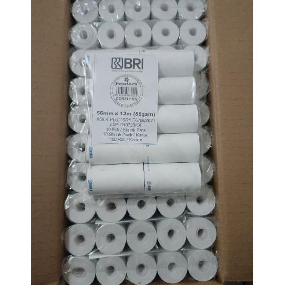 

VW6RM KERTAS THERMAL STRUK EDC BRI 58x33 AGEN BRILINK/LOGO BRI (1 Pack) 91