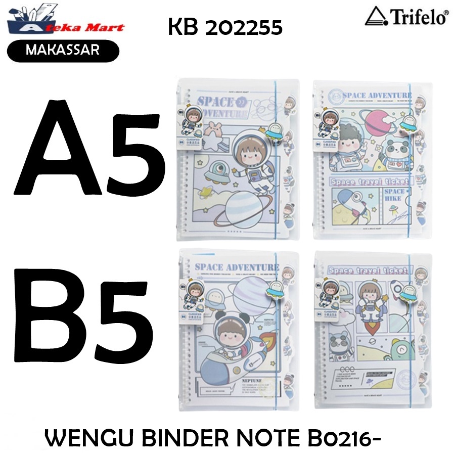 

[PCS] WENGU BINDER NOTE B0216- A5 & B5 TALI