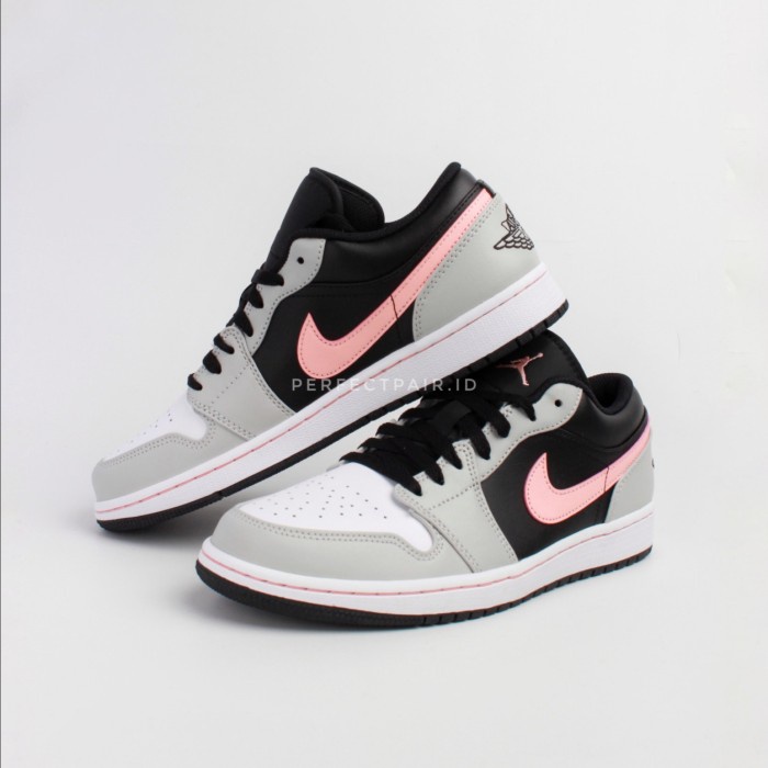Air Jordan 1 Low Bleached Coral Grey Pink 100% Original BNIB