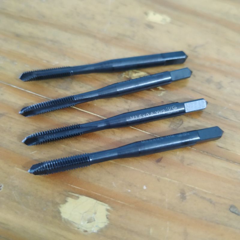YG-1 tap M3.5×0.6 tap mesin m3.5×0.6 tapping M3.5 × 0.6 hand tap m 3.5×0.6 bekas mulus