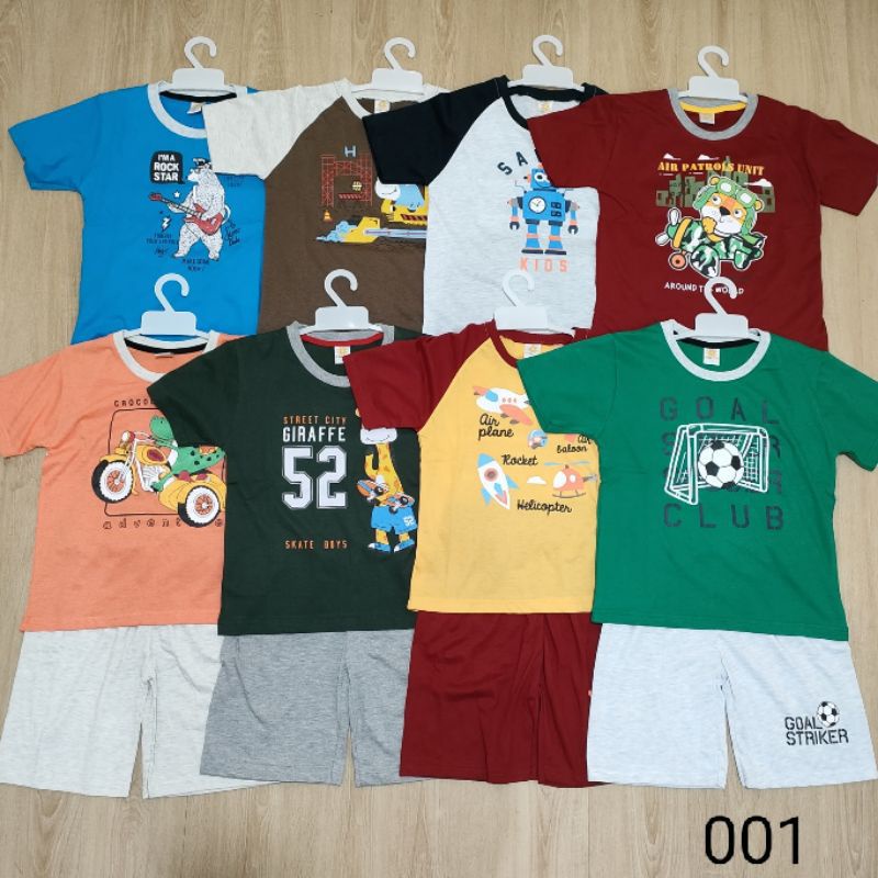 Setelan Little M Anak Laki Laki Brand Matahari Setelan Kaos Anak Laki Laki XS S M L XL 1-6th